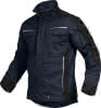 Jacke marine/schwarz Gr.L 290gr.55% Baumwolle / 42% PES / 3% Span.
