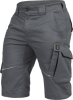 Hose kurz grau/schwarz Gr.48 290gr.55% Baumwolle / 42% PES / 3% Span.