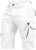 Hose kurz weiß/grau Gr.52 290gr.55% Baumwolle / 42% PES / 3% Span.