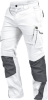 Bundhose weiß/grau Gr.48 290gr.55% Baumwolle / 42% PES / 3% Span.