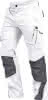 Bundhose weiß/grau Gr.54 290gr.55% Baumwolle / 42% PES / 3% Span.