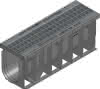 RECYFIX PRO 100 Rinne Kl.B Typ 01005 500x160x200, GUGI-Kunststoff-Gitterrost,
