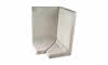 Lithonplus L-Tec Ausseneck 90 LF A-C 255x99 cm, SB 4, steingrau 2teilig