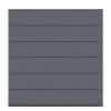 XL Zaunfeld-Set SYSTEM WPC anth. Leiste Anthrazit, 178x183 cm