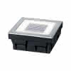 Bodeneinbauleuchte Solar Cube IP67 LED 100x100mm Schwarz/Klar Polyc.