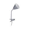Klemmleuchte AS Vitis Flexarm E14 grau Kabell 1,50m Schnurschalter