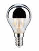 Leuchtmittel Tropfen LED 2,6W E14 silber Kopfspiegel 220lm, 2700K, 230V