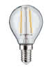 Leuchtmittel Tropfen LED 4,8W E14 klar 470lm, 2700K, 230V, Fil, dimmbar