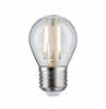 Leuchtmittel Tropfen LED 4,8W E27 klar 470lm, 2700K, 230V, Fil, dimmbar