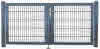GW Universaltor SCHWER 2-flg. anthrazit Höhe: 1000mm, lichte Weite:3063 mm