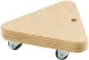 Transportroller Trio-Mini 135x135x18 mm Multiplex, TK max. 100 kg