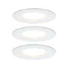 Einbauleuchte Prem. Coin Set Slim LED 3x6,8W weiß dimmbar rund starr 2700K 51m
