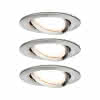 Einbauleuchte Prem. Coin Set Slim LED 3x6,8W Eisen dimmbar rund schwenkbar 270