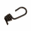Spiralhaken Stahl schwarz bis Ø8 mm (2 Stück)