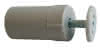 Anschlagstopfen KU grau Ø22x40 mm für Rollladen (2 Stück) (PG P)