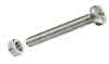 Gewindeschrauben LiSeKo rostfrei M4x30mm mit Muttern DIN 7985 (6 Stück) (PG M)