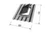 Eternit BW Wellfenster Profil 5 dunkelgrau