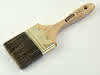 Flachpinsel Buche 9. br. Stärke 80mm braun weiße Borste