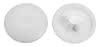 Abdeckkappen weiß für PZ3 Ø14 mm für Pozidrive (24 Stück) (PG D)