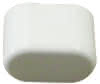 Gleitkappen Kunststoff weiß 30x15 mm oval (4 Stück)