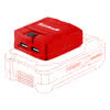 USB-Akku-Adapter TE-CP 18 Li USB-Solo