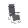 Relaxsessel Teramo grau 65x112x90-155cm Stahl, Polyester