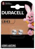 Duracell Alkaline-Knopfzelle LR43 Alkaline 1,5V / 73mAh 2er Blister