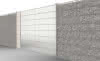 Ranko Steinm.-Profilp. fvz. 2400x1800mm 120x40mm, beidseitig mit Profilschienen