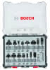 Bosch Mixed Fräser Set 8 mm Schaft 15-tlg.