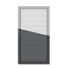 Einzeltor SYSTEM DESIGN DIN XX Farbe BxH 