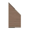 System WPC Zaun-Anschluss-Set mandel 89x180cm