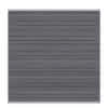Zaun Set System XL grau/silber 178x183cm PLATINUM