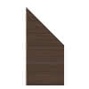 System Platinum XL Zaun-Anschluss-Set braun 89x180cm