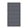 XL Tor SYSTEM WPC anth. 98x180cm Rahmen Anthrazit, DIN Links/Rechts