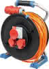 Kabeltrommel 30m 400V/16A IP44 H07BQ-F 5G2,5, 2xSchuko, 1x CEE
