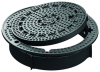 Aco Multitop Schachtabdeckung Bituplan S *** mit Scharnier ***, m. Luft, LW 600 m