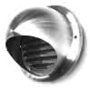 Lufthaube edelstahl m.Lamelleng. 125 mm 