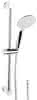 Brausegarnitur Carballo 5S chrom-weiss 
