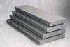 Granit-Mauerabdeckplatte Belleza Oscuro 100x30x5 cm, OF geflammt, mit Wassernase
