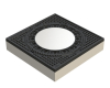 Schachtabd.Kl.D quadr. LW610 m.V.m.E. Beton-Guss, MEIPREN
