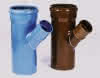 HS-R-Abzweig 45° DN/OD 400/250 2 Muffen 