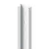 Pfosten Montageadapter Zaun weiß 192cm 45 Grad