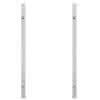Torpfosten Doppeltor (2er-Set), RAL 9006 2er Set, 8x8x255cm