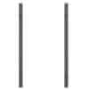Torpfosten Doppeltor (2er-Set), RAL 7043 2er Set, 8x8x255cm