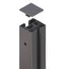 Klemmpfosten SYSTEM anthrazit 235x8x8cm 