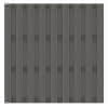 Sichtblende JUMBO WPC Alu ant. 179x179 Alu-Querriegel Anthrazit