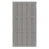 Sichtblende JUMBO WPC Alu grau 95x179 Alu-Querriegel Grau