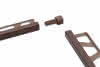Schlüter-QUADEC EV/Q125TSSG Außenecke Dekorprofil, 12,5mm