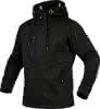 Strickjacke340g 100% PES 800D schw. L meliert