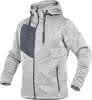 Strickjacke 300g 100% PES 675D weiß M meliert
